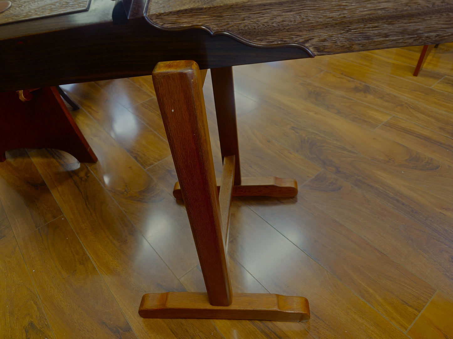 New Style 2-piece Rosewood Guzheng Stands