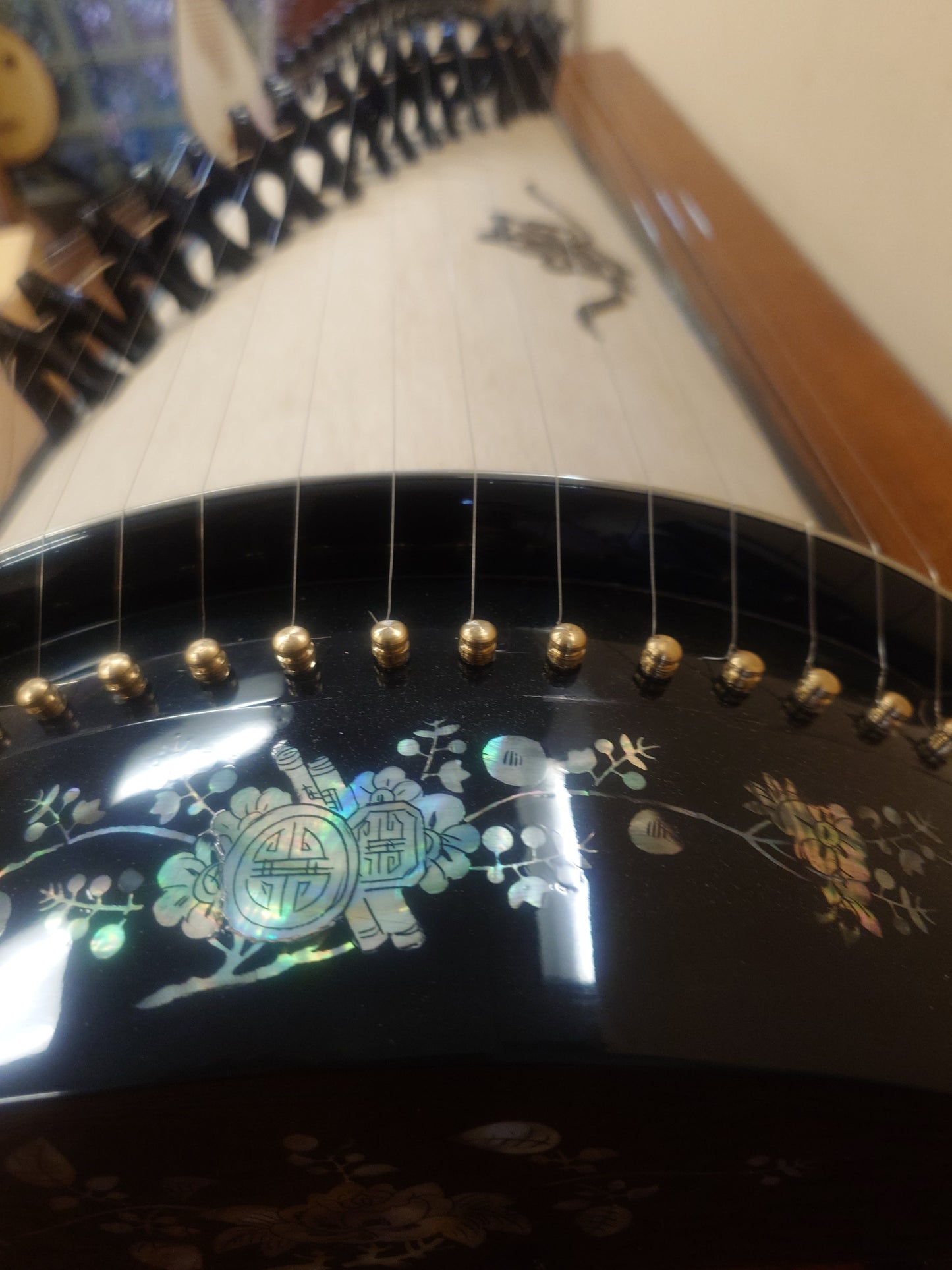 17-String Concert Dan Tranh with Inlay