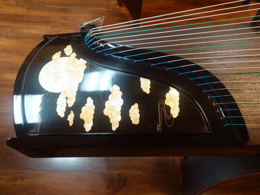 Xuanzhong Aged Thailand Rosewood Guzheng "Colorful Clouds Chasing the Moon"