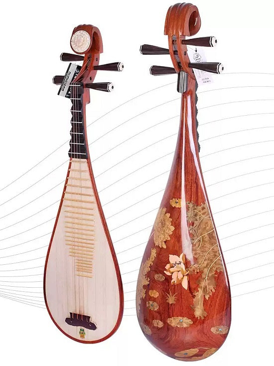 Collection Dunhuang Cambodian Rosewood Pipa