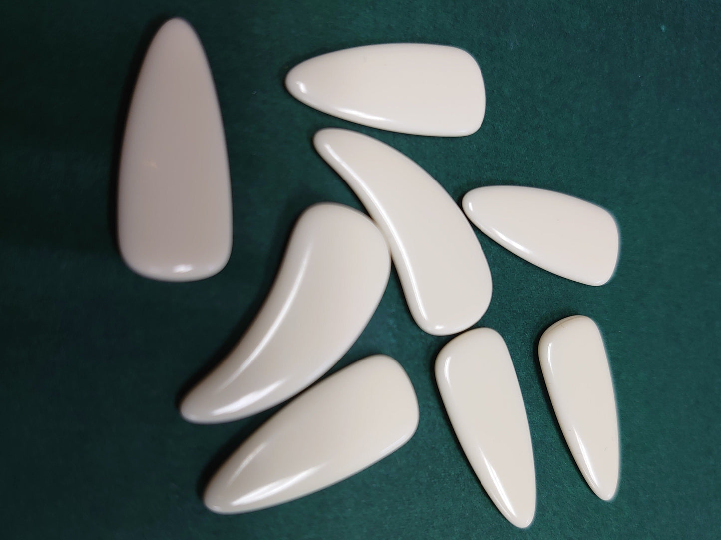 Professional Guzheng Picks (Bone China) - Both Hands Thickness 2.8mm