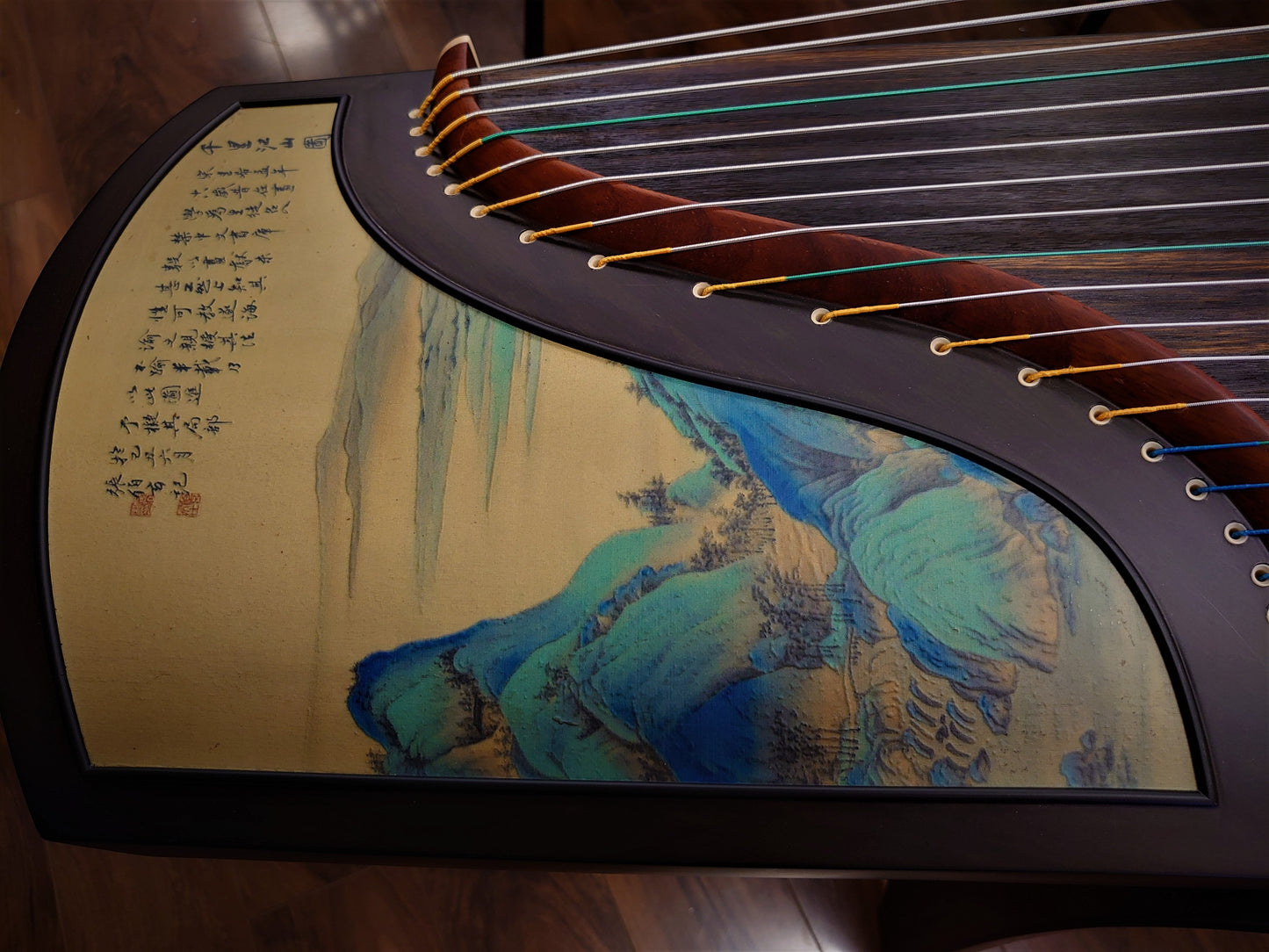 Songbo Madagascar Rosewood "A Thousand Li of Rivers and Mountains" Guzheng